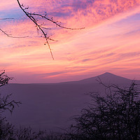 Buy canvas prints of Wonderful sunset over the Sugarloaf Mountain, Sout by Richard Morgan