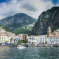 Buy canvas prints of Amalfi Coast, Italy by Richard Morgan