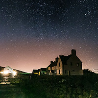 Buy canvas prints of Stars are out at Rhossili, Gower by Richard Morgan