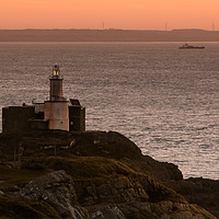 Buy canvas prints of Mumbles Lighthouse by Richard Morgan