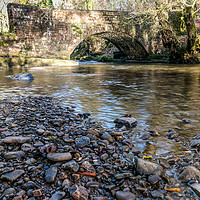 Buy canvas prints of Bridge over the Upper Clydach River, Swansea by Richard Morgan