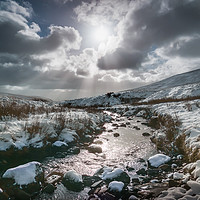 Buy canvas prints of Winter in Brecon Beacons by Richard Morgan