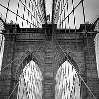 Buy canvas prints of Brooklyn Bridge, New York. by Richard Morgan