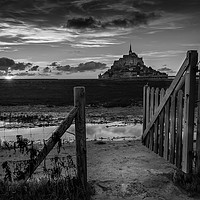 Buy canvas prints of Mont St Michel, France. by Richard Morgan
