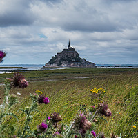 Buy canvas prints of Mont St Michel, France. by Richard Morgan