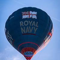 Buy canvas prints of Royal Navy hot air balloon by Richard Morgan