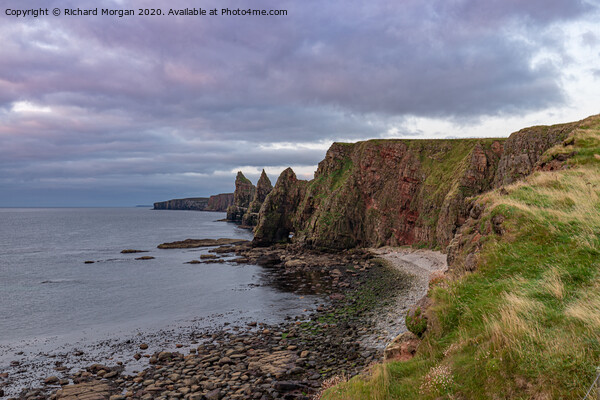 Duncansby Stacks Framed Print by Richard Morgan