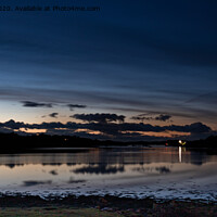 Buy canvas prints of Sunset over Loch Dunvagan by Richard Morgan