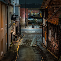 Buy canvas prints of Before daybreak in the old town...East Sandgate. S by Cliff Miller