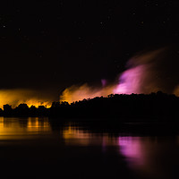 Buy canvas prints of The Smoke that Thunders illuminated by Anthony Simpson