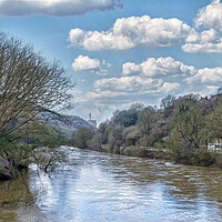 Buy canvas prints of View of the River Severn  by simon alun hark