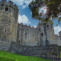 Buy canvas prints of Conwy Castle North Wales  by simon alun hark
