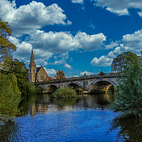 Buy canvas prints of English Bridge across the Severn by simon alun hark
