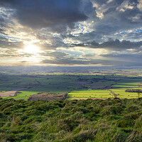 Buy canvas prints of View from  Wrekin Hill in Shropshire by simon alun hark