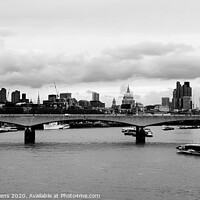 Buy canvas prints of Waterloo Bridge London by Alexandra Stevens