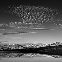 Buy canvas prints of Clouds over Loch Tulla by Matt Johnston