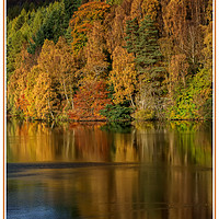 Buy canvas prints of Autumn Loch Tummel by Matt Johnston