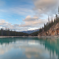 Buy canvas prints of Turquoise Lake Canada by Toby Bennett