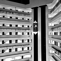 Buy canvas prints of Hotel Lift by Toby Bennett