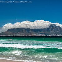 Buy canvas prints of Table Mountain with “tablecloth” cover by Angus McComiskey