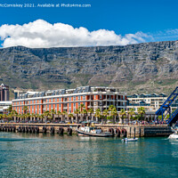 Buy canvas prints of Table Mountain from Victoria and Alfred Waterfront by Angus McComiskey
