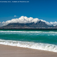 Buy canvas prints of Table Mountain and Lion’s Head from Bloubergstrand by Angus McComiskey