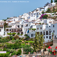 Buy canvas prints of Frigiliana in Andalusia, Spain by Angus McComiskey