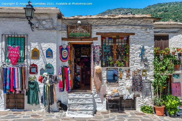 Craft Shop in Pampaneira in Andalusia, Spain Picture Board by Angus McComiskey