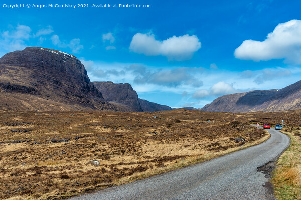 Road to Bealach na Ba (Pass of the Cattle) Picture Board by Angus McComiskey