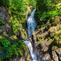 Buy canvas prints of Aira Force waterfall by Angus McComiskey