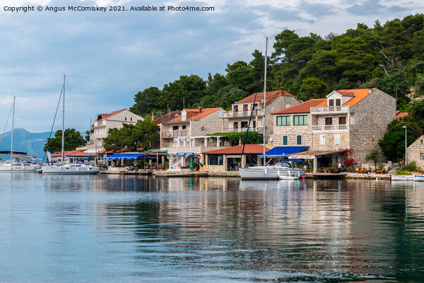 Pomena harbour on Mljet Island, Croatia Picture Board by Angus McComiskey