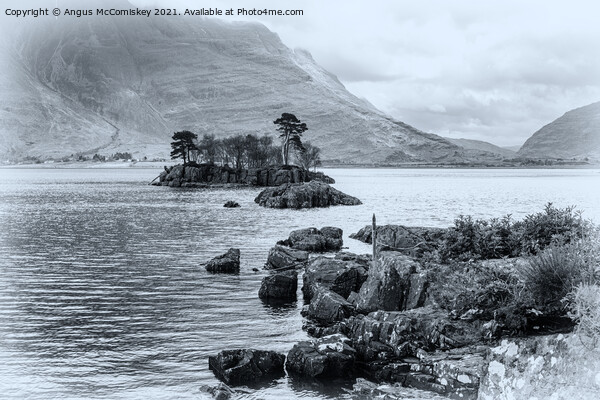 Early morning on Upper Loch Torridon (toned) Picture Board by Angus McComiskey