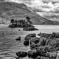 Buy canvas prints of Early morning on Upper Loch Torridon (mono) by Angus McComiskey