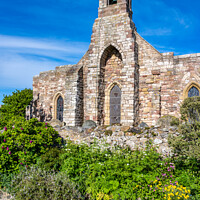 Buy canvas prints of Bell tower of St Mary’s Parish Church, Holy Island by Angus McComiskey