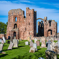 Buy canvas prints of Lindisfarne Priory by Angus McComiskey