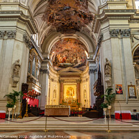 Buy canvas prints of Interior of Palermo Cathedral, Sicily by Angus McComiskey