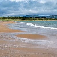Buy canvas prints of Dornoch beach in Sutherland, Scotland by Angus McComiskey