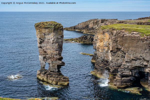 Yesnaby Castle sea stack, Mainland Orkney Picture Board by Angus McComiskey