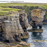 Buy canvas prints of Yesnaby Castle sea stack, Mainland Orkney #2 by Angus McComiskey