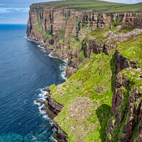 Buy canvas prints of North-West coastline, Isle of Hoy, Orkney by Angus McComiskey