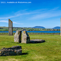 Buy canvas prints of Standing Stones of Stenness, Mainland Orkney by Angus McComiskey