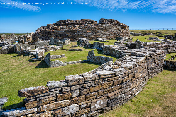 Broch of Gurness, Mainland Orkney Picture Board by Angus McComiskey