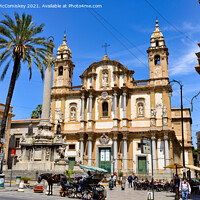 Buy canvas prints of Church of Saint Dominic in Palermo, Sicily by Angus McComiskey
