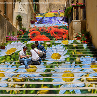 Buy canvas prints of Flower Festival in Noto, Sicily by Angus McComiskey