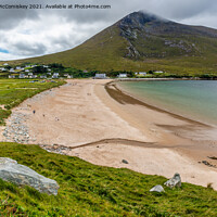 Buy canvas prints of Keel Beach on Achill Island, County Mayo, Ireland by Angus McComiskey