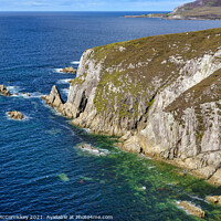 Buy canvas prints of Ashleam Bay on Achill Island, County Mayo, Ireland by Angus McComiskey