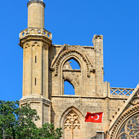 Buy canvas prints of Minaret of Lala Mustafa Pasha Mosque in Famagusta by Angus McComiskey