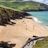 Buy canvas prints of Coumeenoole Beach on the Dingle Peninsula by Angus McComiskey