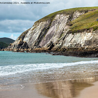 Buy canvas prints of Cliffs at Dunmore Head on the Dingle Peninsula by Angus McComiskey