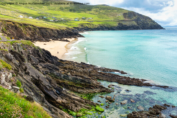 Rugged coast at Coumeenoole Beach Dingle Peninsula Picture Board by Angus McComiskey